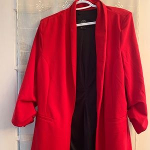 Red fashion Nova blazer